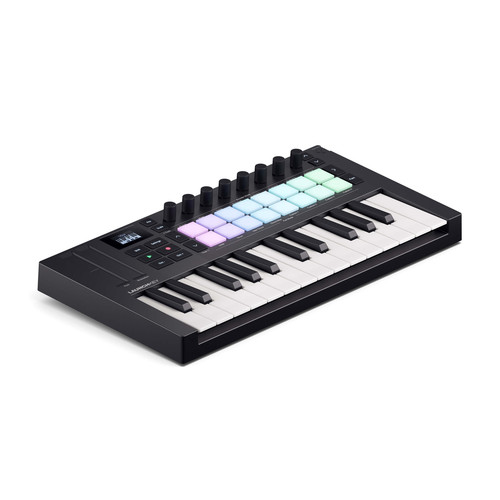 זוית נוספת Novation Launchkey Mini 25 MK4 MIDI keyboard controller