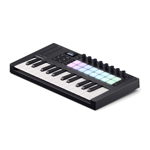זוית נוספת Novation Launchkey Mini 25 MK4 MIDI keyboard controller