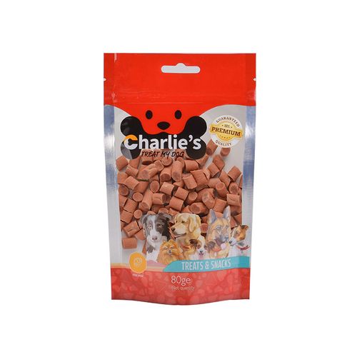 חטיף צ'ארליס נגיסי בקר לכלב 80 גרם Charlie's