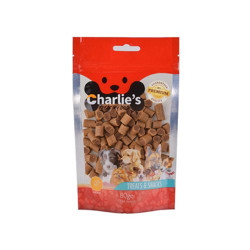 חטיף צ'ארליס סלמון כוכב לכלב 80 גרם Charlie's