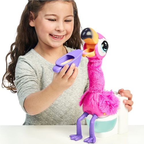 בובה אינטרקטיבית מדברת, אוכלת ועושה קקי - Gotta Go Flamingo פלמינגו