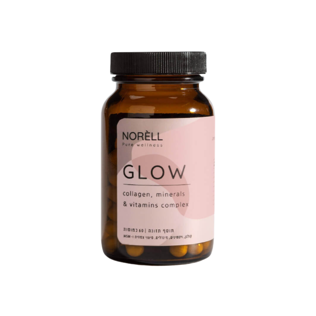 כמוסות פורמולה גלו/GLOW עם 60 קפוסלות - נוראל | NORELL