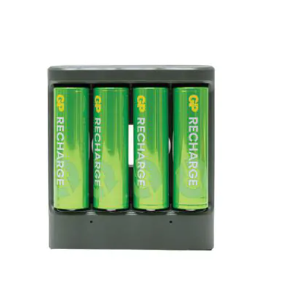 4 סוללות NIMH AA ומטען דגם GPACSB441022