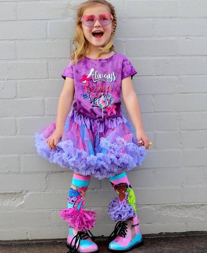 זוג גרביים סרוגות ומעוצבות ONE SIZE לילדים, נוער ומבוגרים - ברבי