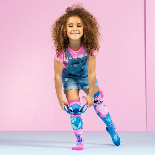 זוג גרביים סרוגות ומעוצבות ONE SIZE לילדים, נוער ומבוגרים - סטיץ' ואנג'ל