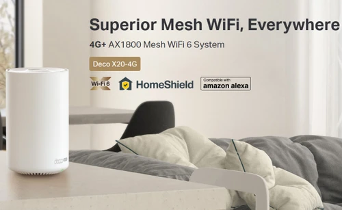 ראוטר סלולרי TP-Link Deco Mesh Deco X20 4G AX1800