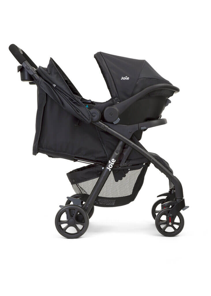 עגלה טרוול סיסטם Muze LX travel system הכוללת סלקל Juva - שחור | ג