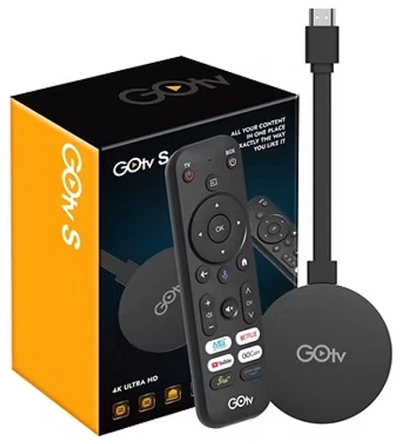סטרימר GOTv S - Dongle סטרימר 4K מבוסס Android TV