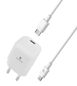 מטען קיר MWC20 מהיר 20W מאושר MFI