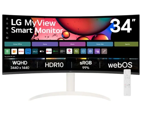 מסך קעור LG MyView Smart 34