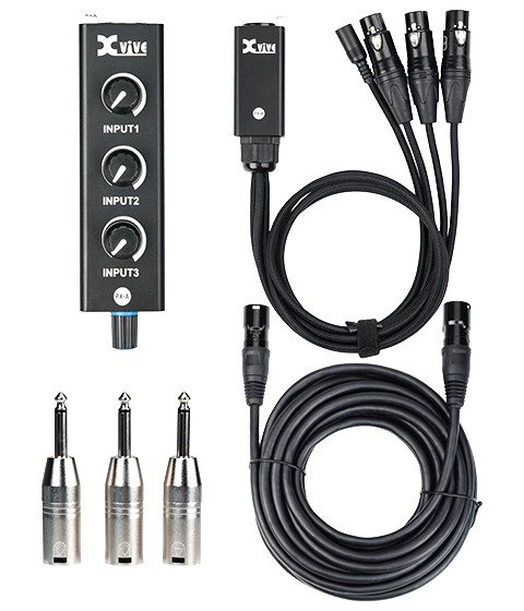 Xvive PX Portable 3-Channel Personal Mixer