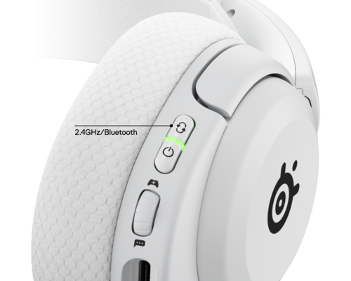 אוזניות גיימינג אלחוטיות SteelSeries Arctis Nova 5X Wireless White