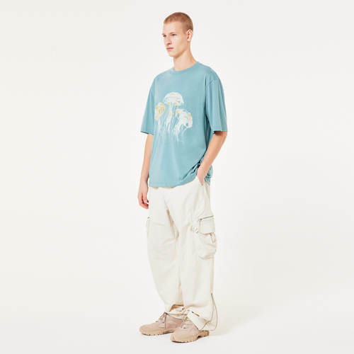 חולצת טי תכלת OAKLEY JELLYFISH TEE
