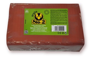 חימר בשקית 5 ק"ג- חמרה (אדום)