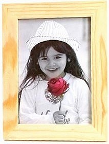 מסגרת לתמונה A4 עם פרספקט עץ