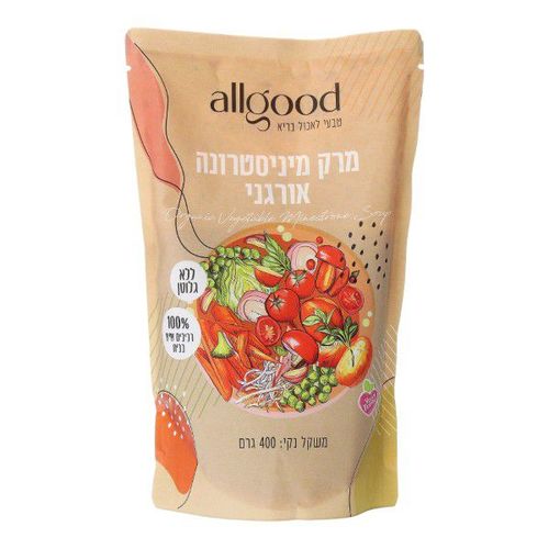 מרק מינסטרונה אורגני 400 מ