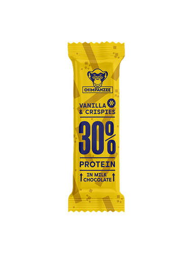 CHIMPANZEE 30% PROTEIN BAR VANILLA & 
חטיף חלבון CRISPIES