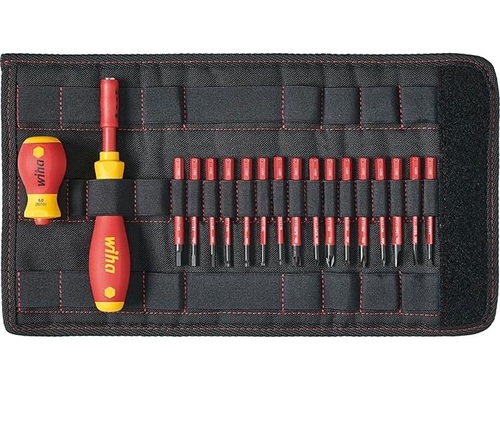 סט מברגים ראש מתחלף מקצועי 19 חלקים slimVario 2831-T18 מבית WIHA