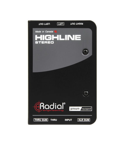 מבודד אות פסיבי סטריאו Radial Highline Stereo