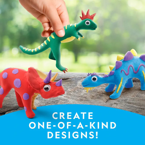 ערכת יצירה - הכנת דינוזאורים מחימר