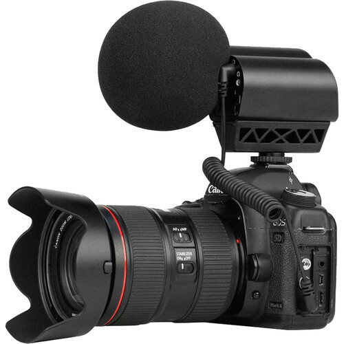 מיקרופון קונדנסר Saramonic Vmic Stereo Cardioid Condenser