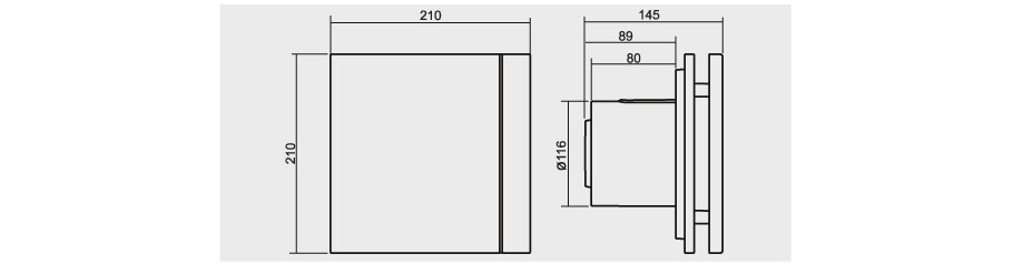 ונטה מושתקת S&P Silent Design CZ-200