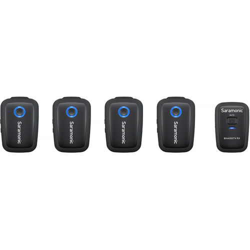 ערכת 4 משדרים ומקלט אלחוטיים Saramonic Blink500 T4