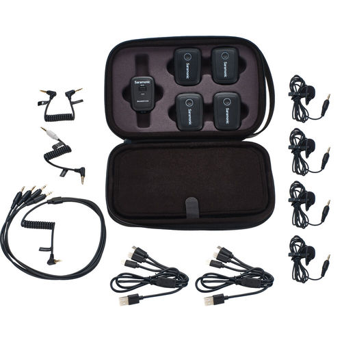 ערכת 4 משדרים ומקלט אלחוטיים Saramonic Blink500 T4