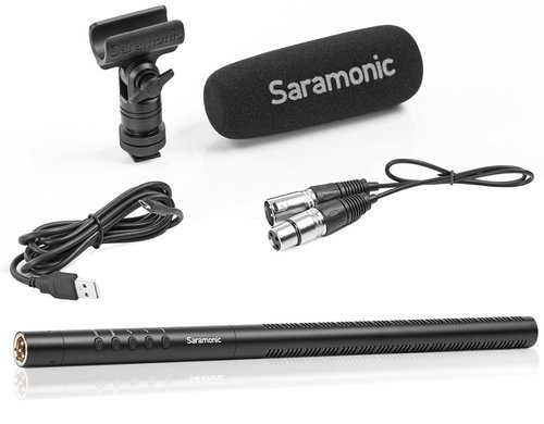 מיקרופון Saramonic SR-TM7 - Super-Cardioid Broadcast XLR Shotgun Condenser
