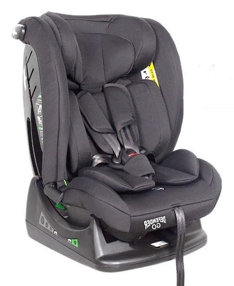 כסא בטיחות משולב בוסטר דגם דיפנדר גו -DEFENDER GO עומד בתקן הבטיחות R-129 I size צבע שחור