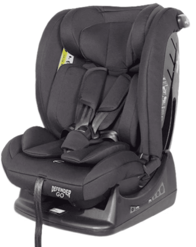 כסא בטיחות משולב בוסטר דגם דיפנדר גו -DEFENDER GO עומד בתקן הבטיחות R-129 I size צבע שחור