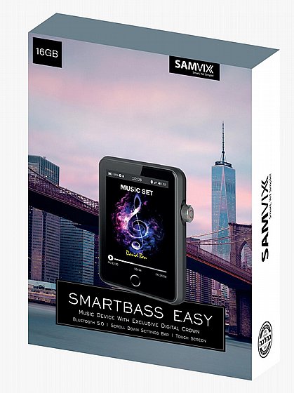 נגן MP3 סמארטבאס איזי SAMVIX SMARTBASS EASY סאמויקס 