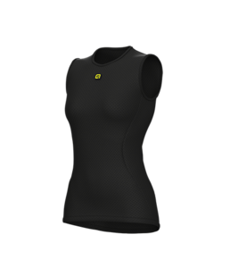 גופיית רשת נשים  VELO ACTIVE LADY BASE LAYER SLEEVE LESS שחור בייס לייר דקיקה ביותר מנדפת מאוד מסנן קרינה