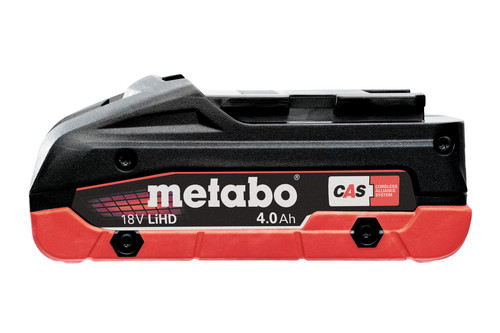 סוללת LiHD 4AH דגם BATTERY PACK LIHD 18 V - 4.0 AH METABO