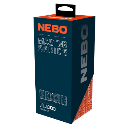 פנס ראש 3 נורות מקצועי NEBO Master Series HL1000