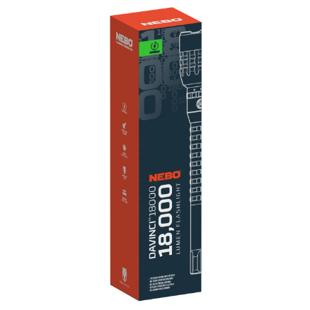 פנס יד NEBO DAVINCI 18000LM