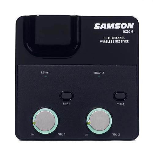 זוג מיקרופונים אלחוטיים ידניים SAMSON Stage XPD2m Dual Handheld System