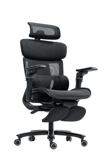 כיסא משרדי ארגונומי Dragon Smart Tech Air Pro 2, צבע שחור, יבואן רשמי ישפאר 