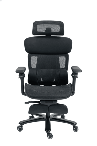 כיסא משרדי ארגונומי Dragon Smart Tech Air Pro 2, צבע שחור, יבואן רשמי ישפאר 