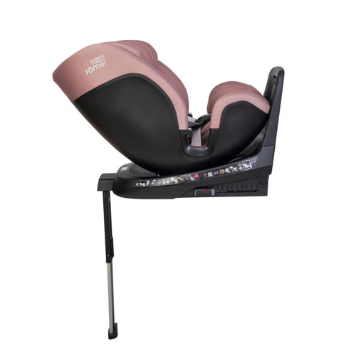 כסא בטיחות מסתובב משולב בוסטר 360° Grow Max מבית BRITAX (ורוד)