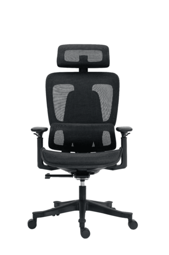 כיסא משרדי ארגונומי Dragon Smart Tech Air Pro 1, צבע שחור, יבואן רשמי ישפאר 