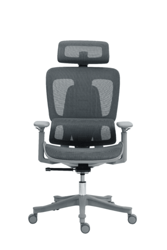 כיסא משרדי ארגונומי Dragon Smart Tech Air Pro 1, צבע אפור, יבואן רשמי ישפאר 