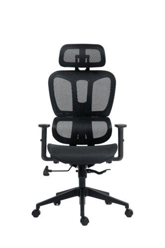 כיסא משרדי ארגונומי Dragon Smart Tech Air, צבע שחור, יבואן רשמי ישפאר 