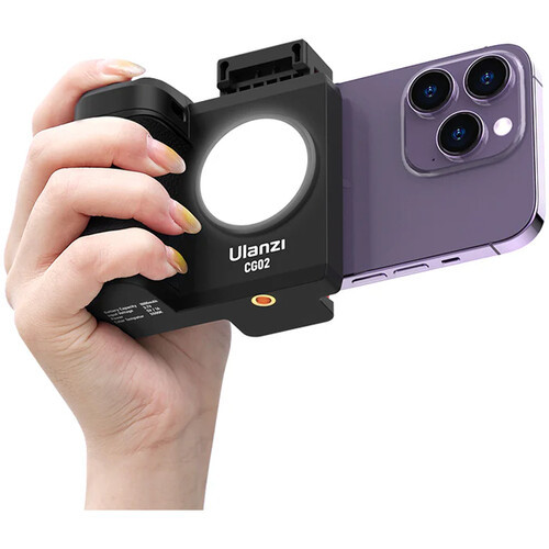 גריפ אחיזה לסמארטפון עם תאורה ulanzi cg-02 grip 