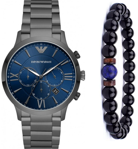 שעון ארמני EMPORIO Armani AR11348 סט צמיד מתנה גברים