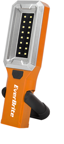 פנס עבודה LED נטען USB כולל מגנט ומתלה 350 לומן 2 מצבי תאורה עד 4 שעות עבודה מבית EverBrite