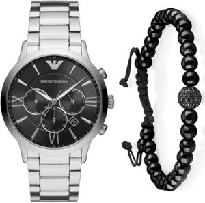 שעון ארמני EMPORIO Armani AR11208 סט צמיד מתנה גברים