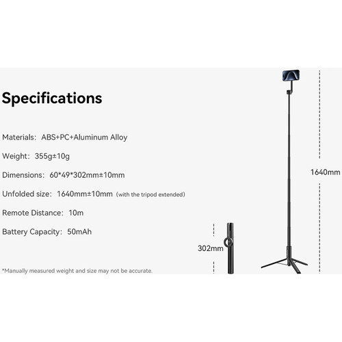 ulanzi mg-002 magnetic selfie stick max m001