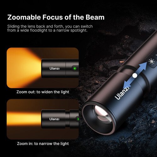 פנס ulanzi lm07 waterproof flashlight 