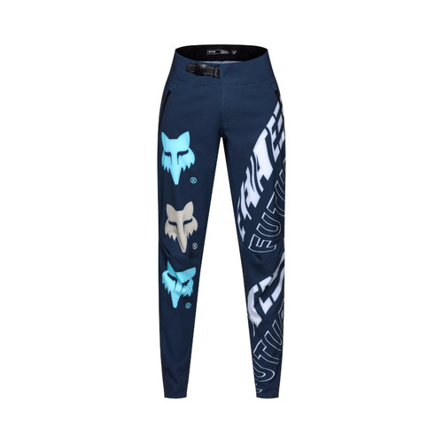 מכנס רכיבה ארוך פוקס כחול / לבן - FLEXAIR PANT ELEVATED V25